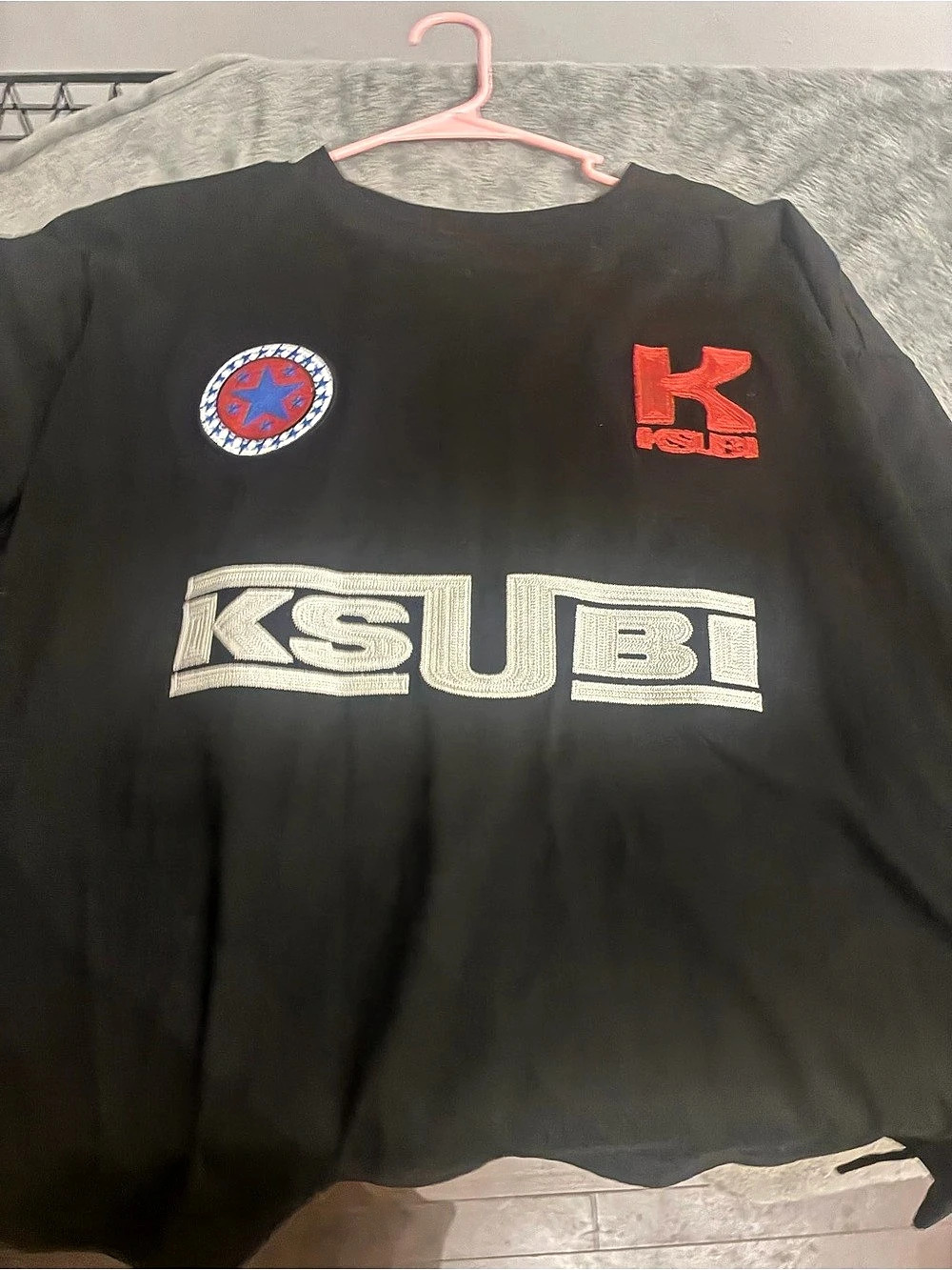 Ksubi Graphic Short Sleeve Tee in Black & White